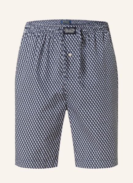 POLO RALPH LAUREN Pajama shorts , Color: DARK BLUE/ WHITE (Image 1)