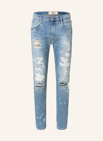 REPLAY Destroyed Jeans ANBASS Slim Fit , Farbe: 010 LIGHT BLUE (Bild 1)