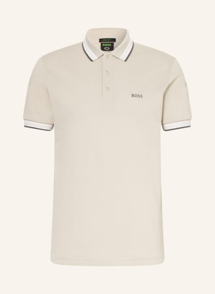 BOSS Piqué-Poloshirt PADDY CURVED Regular Fit, Farbe: BEIGE (Bild 1)