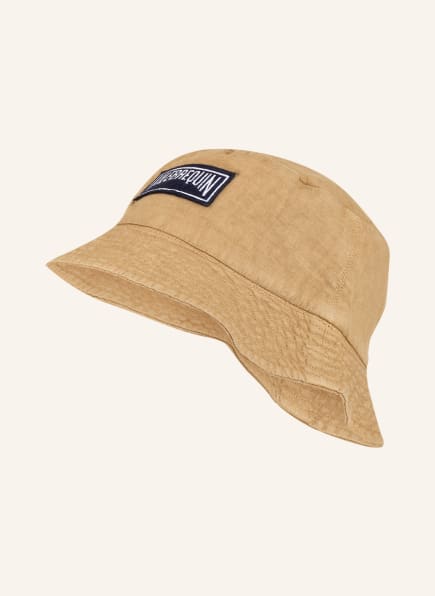 VILEBREQUIN Bucket hat made of linen, Color: CAMEL (Image 1)