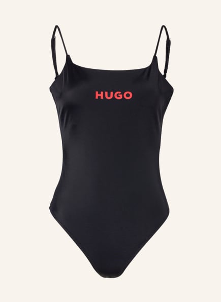 HUGO Swimsuit PURE, Color: BLACK/ RED (Image 1)