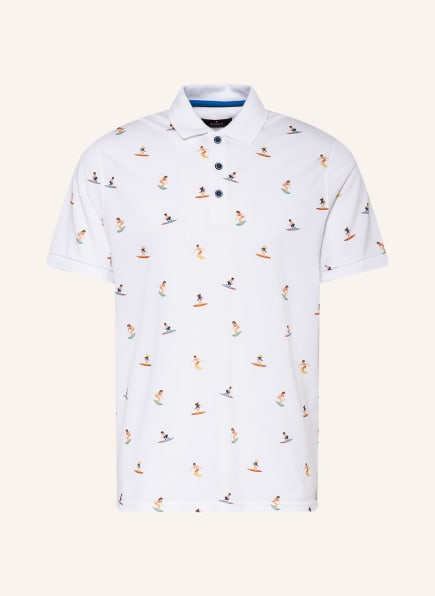 RAGMAN Piqué-Poloshirt, Farbe: WEISS (Bild 1)