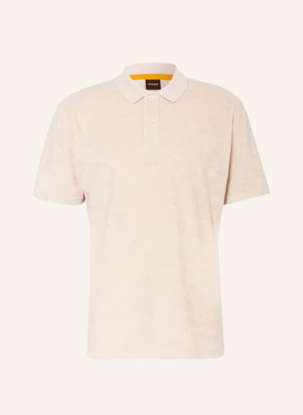BOSS Frottee-Poloshirt PETOWEL, Farbe: CREME (Bild 1)
