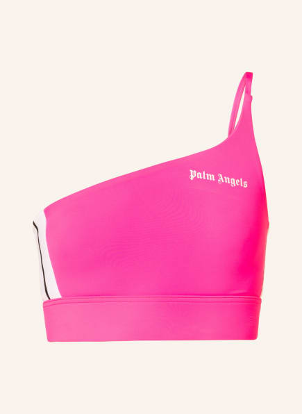Palm Angels Cropped-Top , Farbe: NEONPINK/ WEISS (Bild 1)