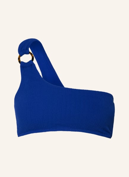 POLO RALPH LAUREN One-shoulder bikini top TWIST RIB , Color: BLUE (Image 1)