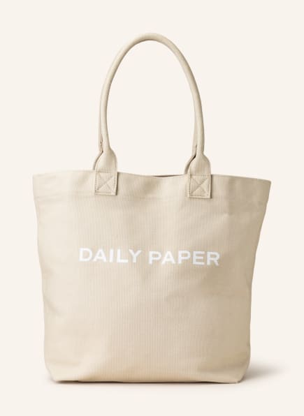 DAILY PAPER Shopper RENTON, Farbe: CREME/ HELLGRÜN (Bild 1)