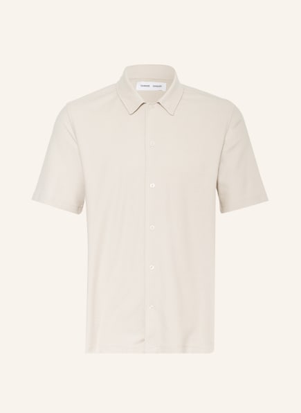 SAMSØE  SAMSØE Short-sleeved shirt KVISTBRO comfort fit, Color: BEIGE (Image 1)