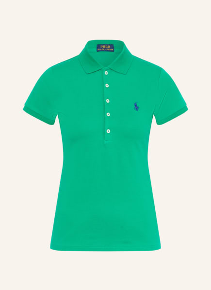 POLO RALPH LAUREN Piqué-Poloshirt, Farbe: GRÜN (Bild 1)