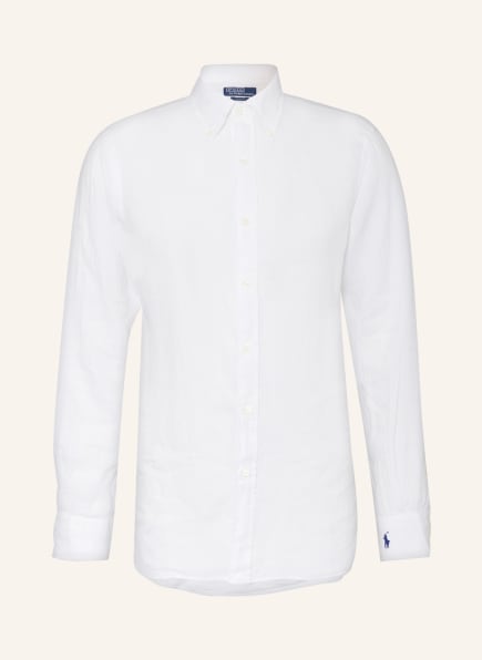POLO RALPH LAUREN Leinenhemd Custom Fit, Farbe: WEISS (Bild 1)