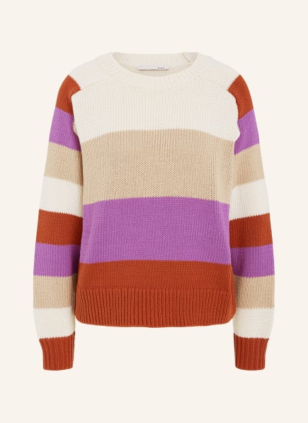 oui Sweater, Color: PURPLE/ BROWN/ BEIGE (Image 1)