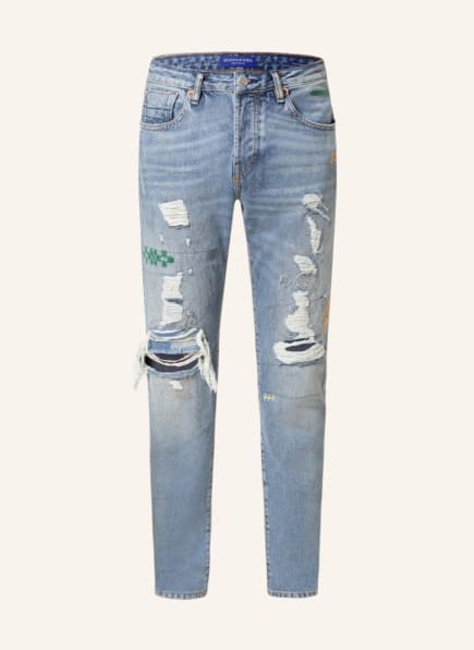 SCOTCH & SODA Destroyed Jeans RALSTON Regular Slim Fit, Farbe: 4915 Space Race (Bild 1)