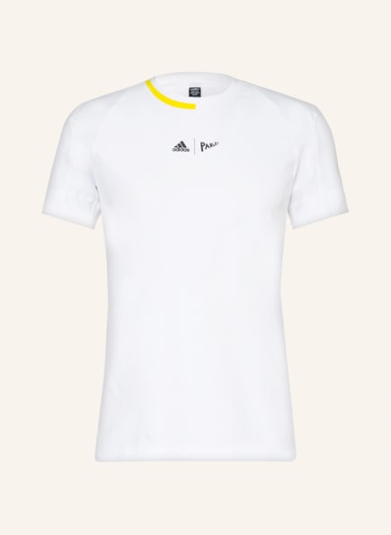 adidas T-shirt WOVEN with mesh, Color: WHITE (Image 1)