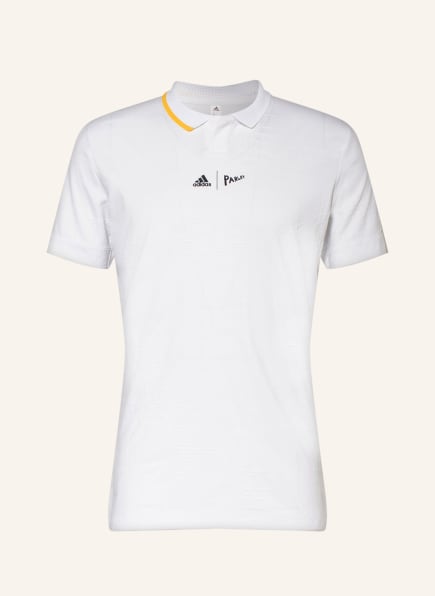adidas T-Shirt LONDON mit Mesh, Farbe: WHITE/IMPYEL (Bild 1)