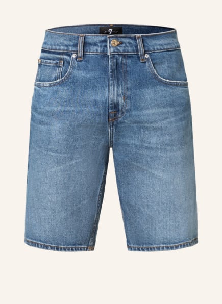 7 for all mankind Jeansshorts Regular Fit, Farbe: LC Mid Blue (Bild 1)
