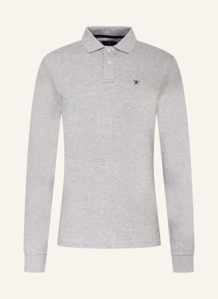HACKETT LONDON Piqué-Poloshirt Slim Fit , Farbe: HELLGRAU (Bild 1)