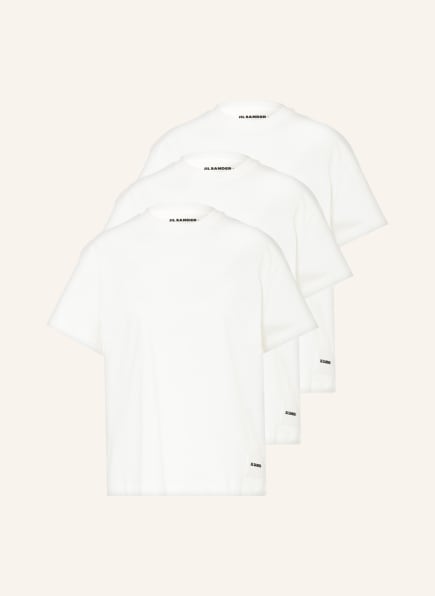 JIL SANDER 3er-Pack T-Shirts, Farbe: WEISS (Bild 1)