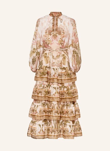 ZIMMERMANN Dress LYRE with beading, Color: NUDE/ KHAKI/ RED (Image 1)
