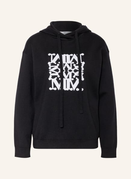 Max Mara Knit hoodie EDY, Color: BLACK (Image 1)