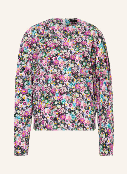 ISABEL MARANT Shirt blouse SALDANA in silk, Color: PINK/ GREEN/ ECRU (Image 1)