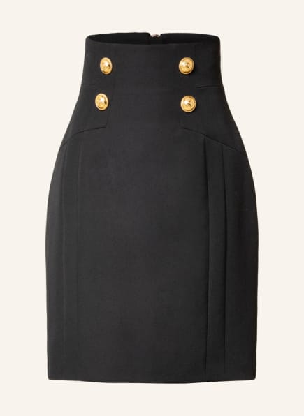 BALMAIN Skirt, Color: BLACK (Image 1)