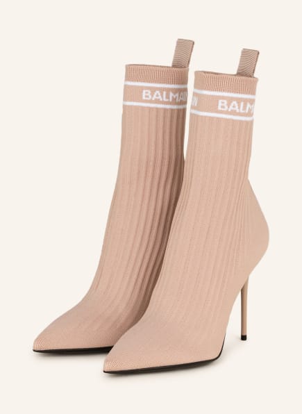 BALMAIN Ankle boots, Color: BEIGE (Image 1)