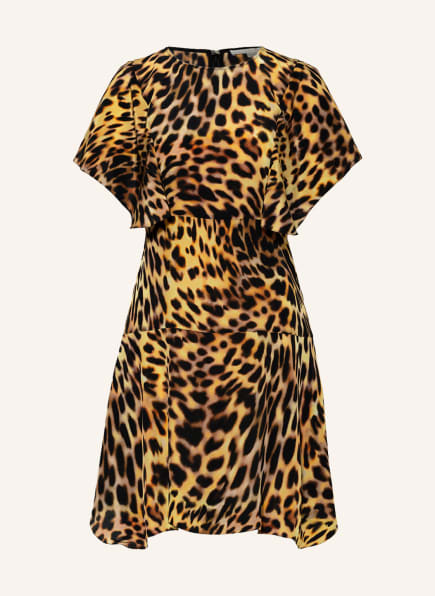 STELLA McCARTNEY Silk dress , Color: BLACK/ BROWN/ YELLOW (Image 1)