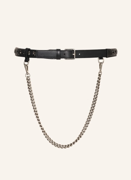 Alexander McQUEEN Waist belt made of leather, Color: BLACK (Image 1)