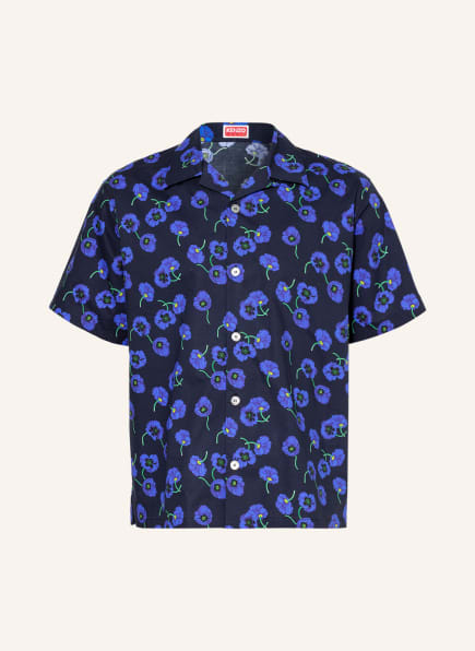 KENZO Resort shirt comfort fit , Color: DARK BLUE/ BLUE/ GREEN (Image 1)
