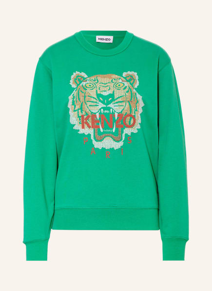 KENZO Sweatshirt TIGER, Farbe: GRÜN (Bild 1)