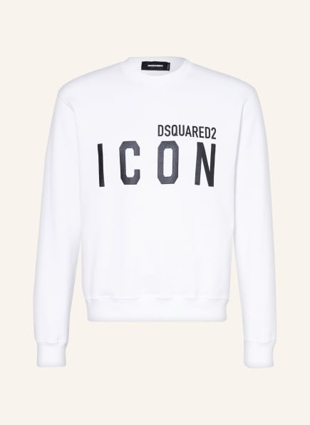 DSQUARED2 Sweatshirt ICON, Color: WHITE/ BLACK (Image 1)