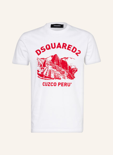 DSQUARED2 T-Shirt COOL, Farbe: WEISS/ ROT (Bild 1)