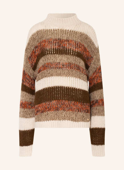 CINQUE Sweater CIROSA, Color: BROWN/ CREAM/ BEIGE (Image 1)