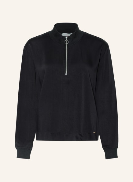 CINQUE Jersey half-zip sweater CIINA, Color: BLACK (Image 1)