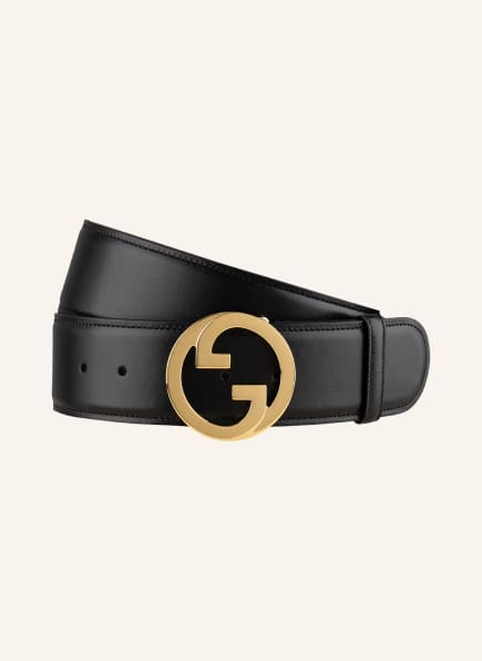 GUCCI Leather belt BLONDIE, Color: BLACK (Image 1)
