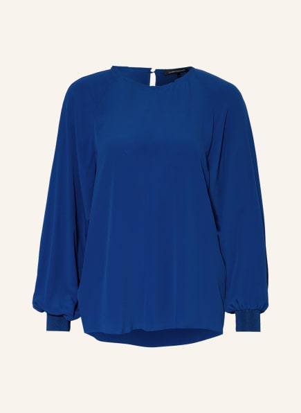 LUISA CERANO Shirt blouse with silk, Color: BLUE (Image 1)