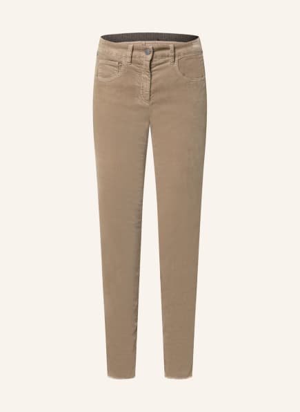 LUISA CERANO Velvet pants, Color: TAUPE (Image 1)