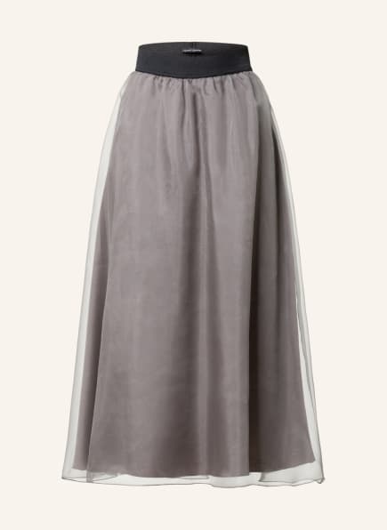 LUISA CERANO Silk skirt, Color: TAUPE (Image 1)