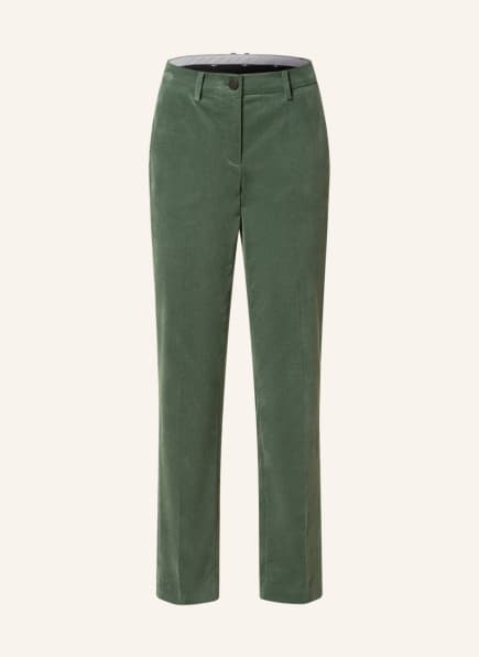 LUISA CERANO Velvet pants, Color: GREEN (Image 1)