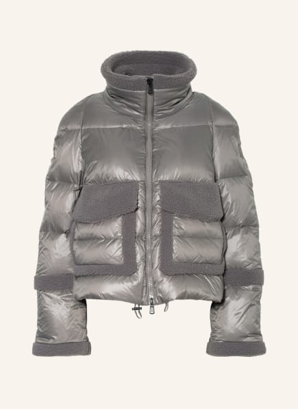 LUISA CERANO Down jacket with teddy, Color: TAUPE (Image 1)