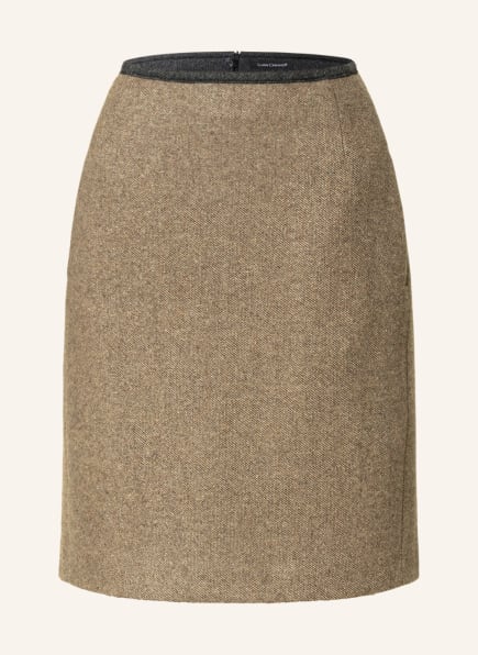 LUISA CERANO Skirt, Color: LIGHT BROWN (Image 1)