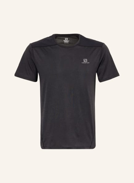 SALOMON T-Shirt OUTLINE mit Mesh, Farbe: SCHWARZ (Bild 1)