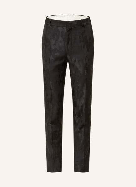 Alexander McQUEEN Jacquard trousers, Color: 1010 Black/Black (Image 1)