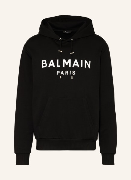 BALMAIN Hoodie, Color: BLACK (Image 1)