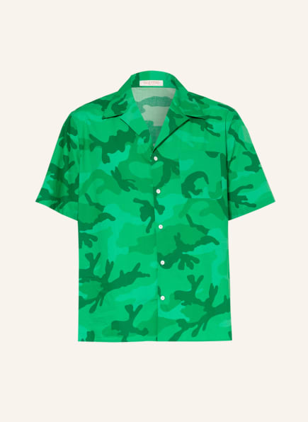 VALENTINO Resort shirt comfort fit , Color: GREEN/ DARK GREEN (Image 1)
