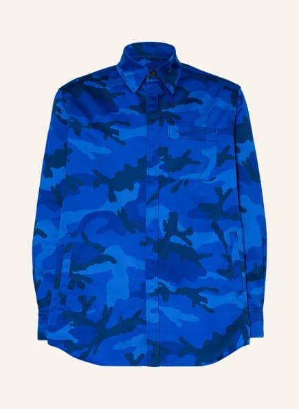 VALENTINO Overshirt , Color: DARK BLUE/ BLUE (Image 1)