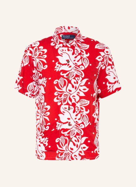 POLO RALPH LAUREN Kurzarm-Hemd Classic Fit, Farbe: ROT/ WEISS (Bild 1)