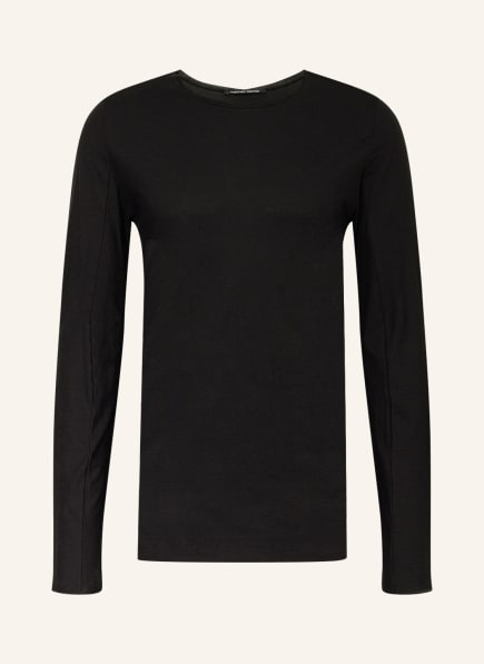 hannes roether Long sleeve shirt, Color: BLACK (Image 1)