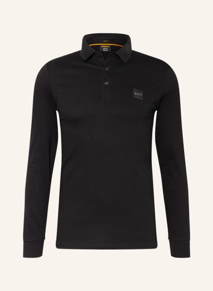 BOSS Piqué-Poloshirt PASSERBY Slim Fit, Farbe: SCHWARZ (Bild 1)