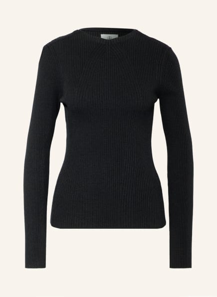 ANINE BING Longsleeve GENEVIEVE, Farbe: SCHWARZ (Bild 1)