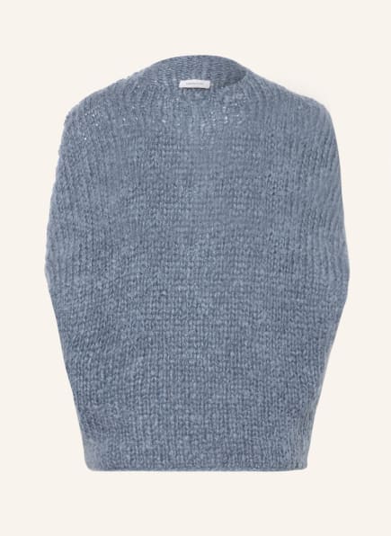 FABIANA FILIPPI Sweater vest with mohair , Color: BLUE GRAY (Image 1)